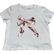 Teen/ Ladies Giant Bow Graphic Tee..